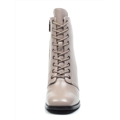 E29W-15HK BEIGE Ботинки зимние женские (натуральная кожа, натуральный мех) размер 38