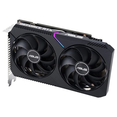 Видеокарта Asus PCI-E 4.0 DUAL-RTX3050-8G-V2 NVIDIA GeForce RTX 3050 8Gb 128bit GDDR6 1777/   107988