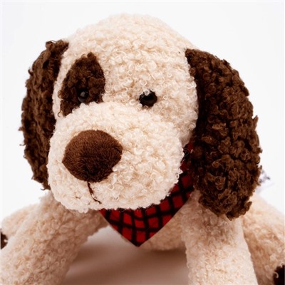 Мягкая игрушка «Собака», 14,5 см, цвет бежевый