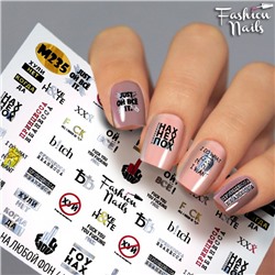 Fashion Nails, Слайдер-дизайн M235