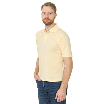 Рубашка поло мужская Мос Ян Текс цвет "Светло-бежевый "