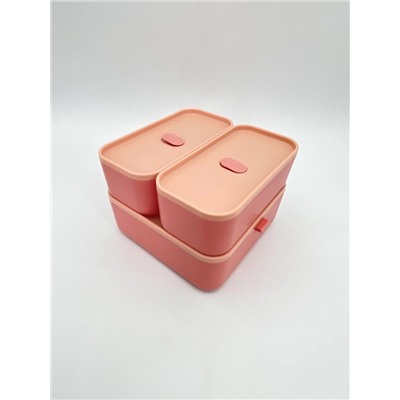 Ланчбокс "Sistem lunch 2", pink (1800 мл)