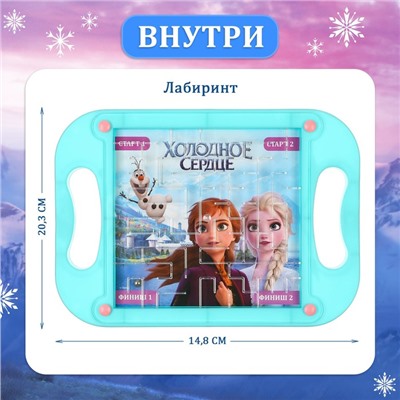 Настольная игра "Весёлый лабиринт", Холодное сердце