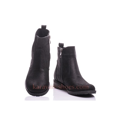 Женские кожаные ботинки V.Arimany V1204 Черный Блеск Флотар: Под заказ