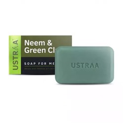 Мыло с Нимом и Зеленой глиной (100 г х 8 шт), Neem & Green Clay Soap, произв. Ustraa