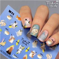 Fashion Nails, Слайдер-дизайн W71