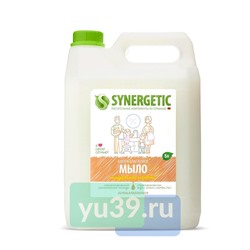 SYNERGETIC Мыло жидкое для мытья рук и тела Миндальное молочко, биоразлагаемое, 5 л.