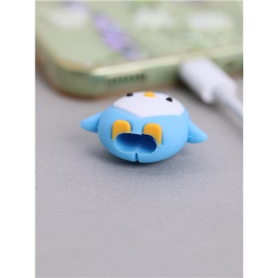 Защитная насадка для провода "Penguin", blue