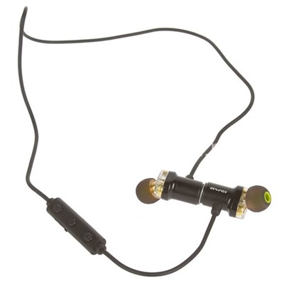 Наушники MP3/MP4 AWEI (X650BL) Bluetooth вакуумные черные