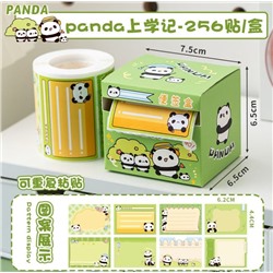 Стикеры в рулоне "Panda", green