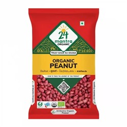 Органический Арахис (500 г), Organic Peanut, произв. 24 Mantra Organic