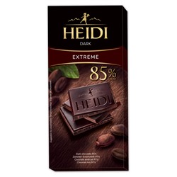 Шоколад Heidi Dark Extreme 85% 80гр