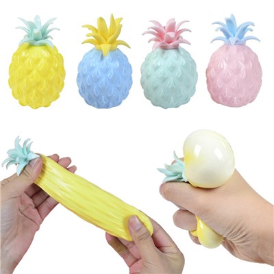 Мялка - антистресс «Pineapple squeeze toy», pink