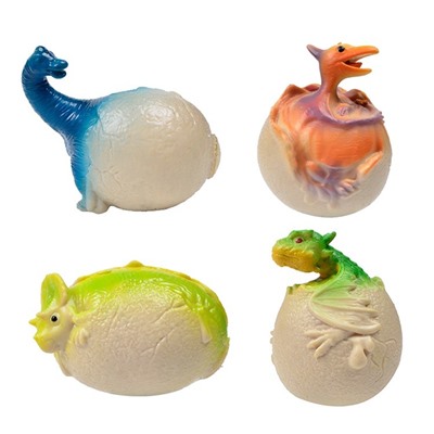 Мялка - антистресс «Dinosaur ball», blue