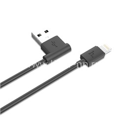 USB кабель для iPhone 5/6/6Plus/7/7Plus 8 pin 1.2м HOCO UPL11 (черный)