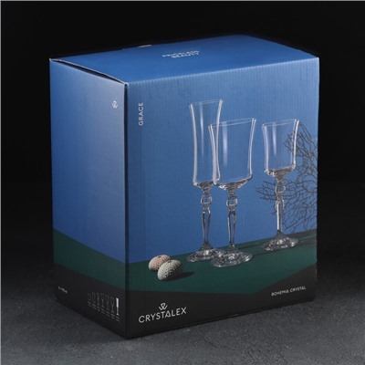Набор бокалов для шампанского «Грация», 190 мл, 6 шт