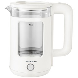 Чайник BACKMAN BM-TEA 716 стекло мощность 2200Вт обьем 1,8л (12)  оптом