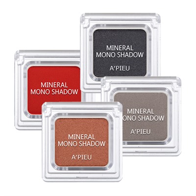 APIEU Mineral Mono Минеральные моно-тени для век (матовые) Новинка 2015