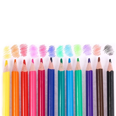 Цветные карандаши в тубусе, 12 цветов, трехгранные, Трансформеры