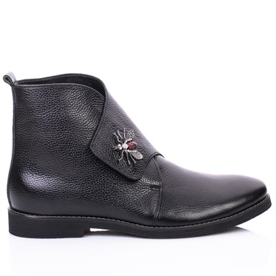 Женские кожаные ботинки Tacchi Grande TG3155 Черный Флотар: Под заказ