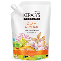 Шампунь для волос парфюмированный Гламур Aekyung Parfumed Glam & Stylish, Kerasys, 500 мл (мягкая упаковка)