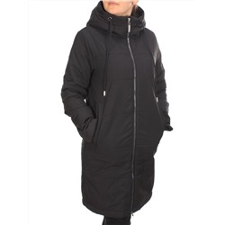 2290 BLACK Куртка демисезонная женская Flance Rose (100 гр. синтепон) размер 44