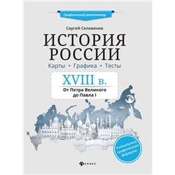 Сергей Селеменев: История России XVIII в. Карты. Графика. Тесты: от Петра Великого до Павла I