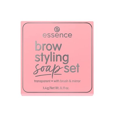 Набор для укладки бровей: мыло для фиксации и щеточка brow styling soap set