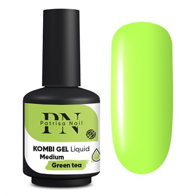 16 мл, Patrisa Nail, Kombi Gel Liquid Medium Green tea