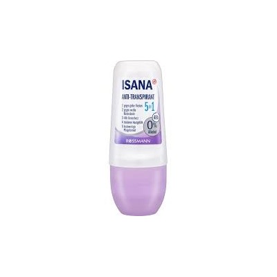 Део-ролл ISANA Anti-Transpirant Roll-on 5in1 /50мл