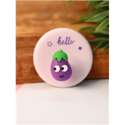 Крючок на липучке «Crazy eggplant», purple