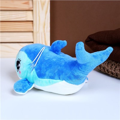 Мягкая игрушка «Дельфинчик», 28 см, цвет синий