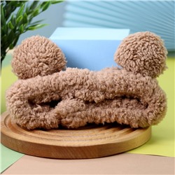 Повязка на голову "Plush ears", brown