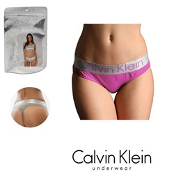 Трусы-стринги Calvin Klein Steel (zip упаковка) aрт. 62741