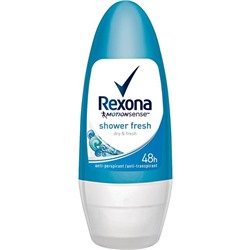 Rexona Deo Roll-On Shower Fresh Anti-Transpirant Rexona Роликовый дезодорант  Свежесть душа  антиперспирант 50 г