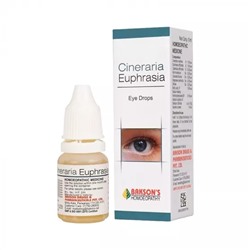 Набор капель для глаз Цинерария Эуфразия (5 x 10 мл), Cineraria Euphrasia Eye Drops Set, произв. Bakson