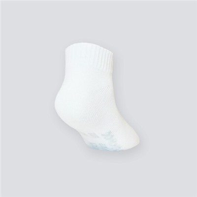 Носки базовые низкие для детей 2 пары белые DOMYOS