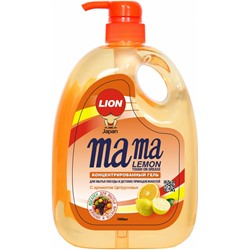MAMA LEMON Концентрированное средство для мытья посуды "Антибактериальный" с ароматом апельсина 1 л.