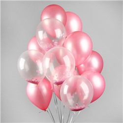 Букет из шаров «Мечта романтика», розовый, латекс, в наборе 18 шт.