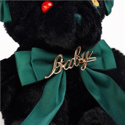 Мягкая игрушка «Медведь» с зелёным бантиком, 31 см