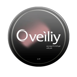 Oveiliy, Камуфлирующий гель UV/LED, цвет: Coffe Pink №03, 15 мл