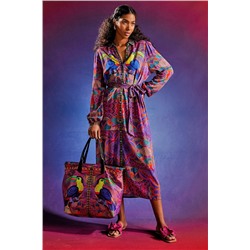 Sukienka midi z kolekcji Jane Tattersfield x Medicine kolor multicolor