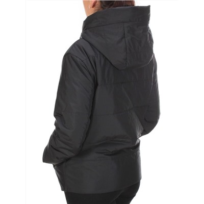 2255 BLACK Куртка демисезонная женская Flance Rose (100 гр. синтепон) размер 42