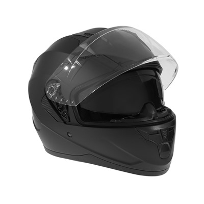 Шлем интеграл с двумя визорами, размер M (57-58), модель BLD-M67E, черный матовый