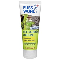 Fussswohl Teebaumol Lotion Wellness Лосьон Масло чайного дерева Wellness увлажняющи  75 г