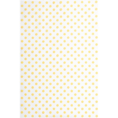 Пленка ПВХ с рисунком "Горошек" А4 (5 листов) SF-7231, желтый №2