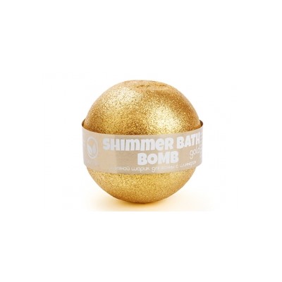 Шарик для ванн с шиммером GOLD (золотой), 145г