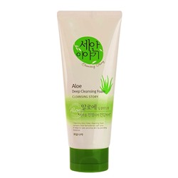 Пенка для умывания с экстрактом алоэ Story Foam Cleansing Aloe, WELCOS 120 г