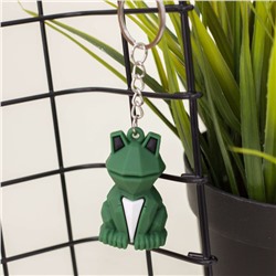 Брелок «Statuette frog», green