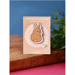 Значок ECO из дерева Little hare